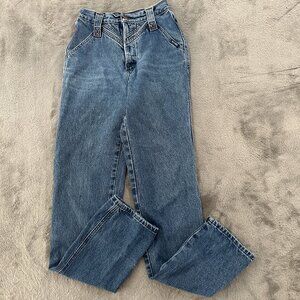 Vintage Rockies Bareback Jeans 5/6 Long Waist 24" Western Rodeo